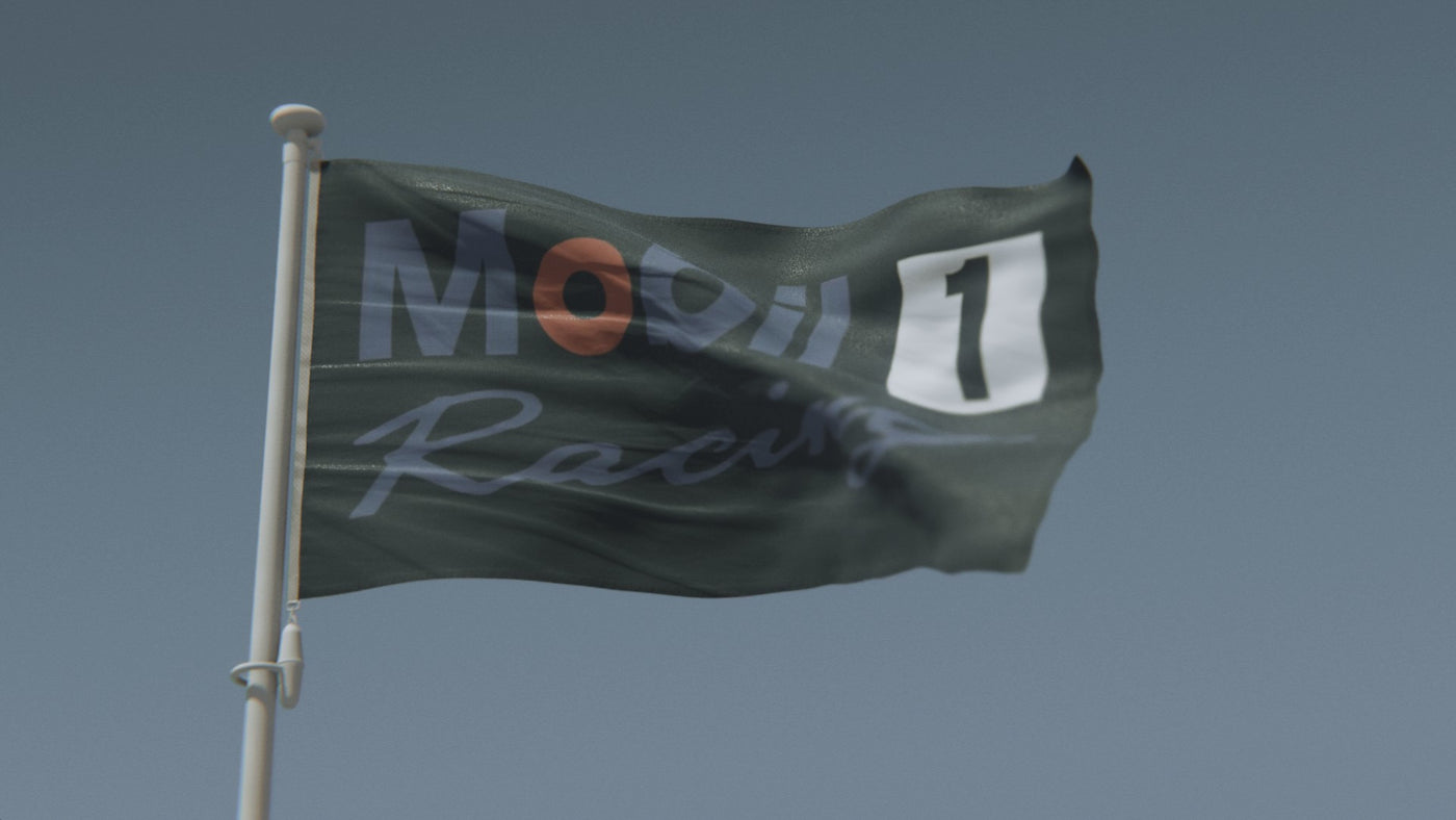 Mobil 1 Racing Oil Flag