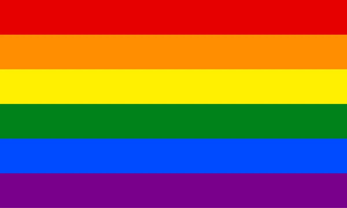 Bandera de Rainbow LGBT Orgullo