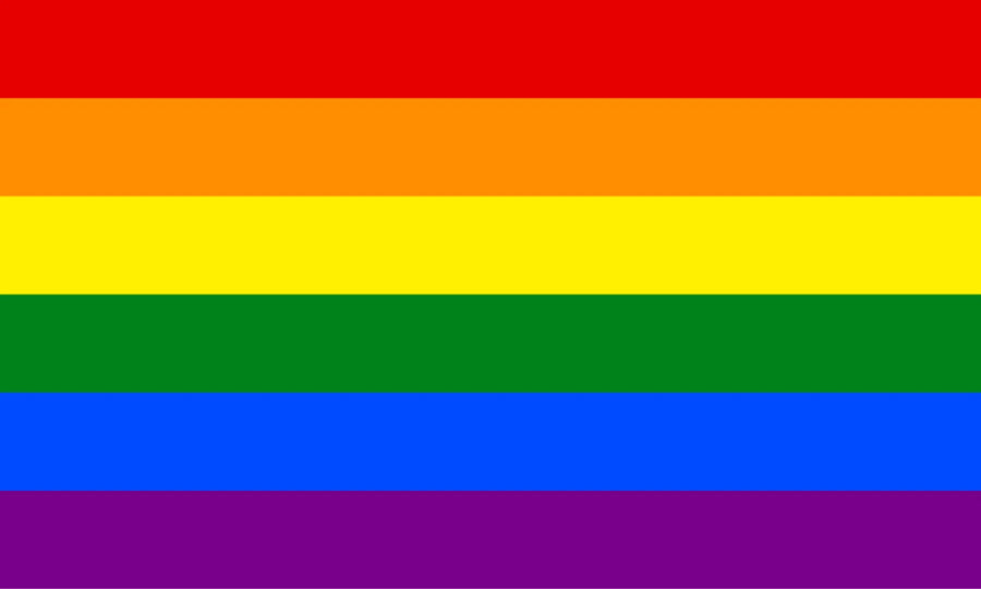 Bandera de Rainbow LGBT Orgullo
