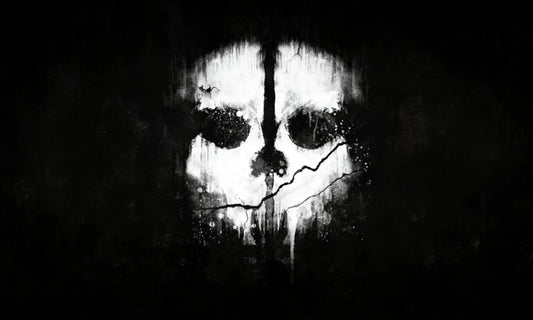COD Ghost Face Flag