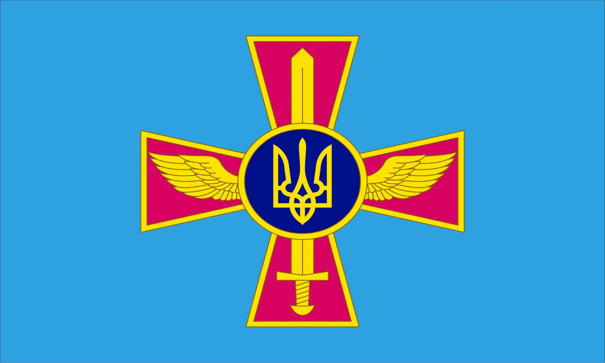 Bandera de Ucraniana Fuerza Aérea