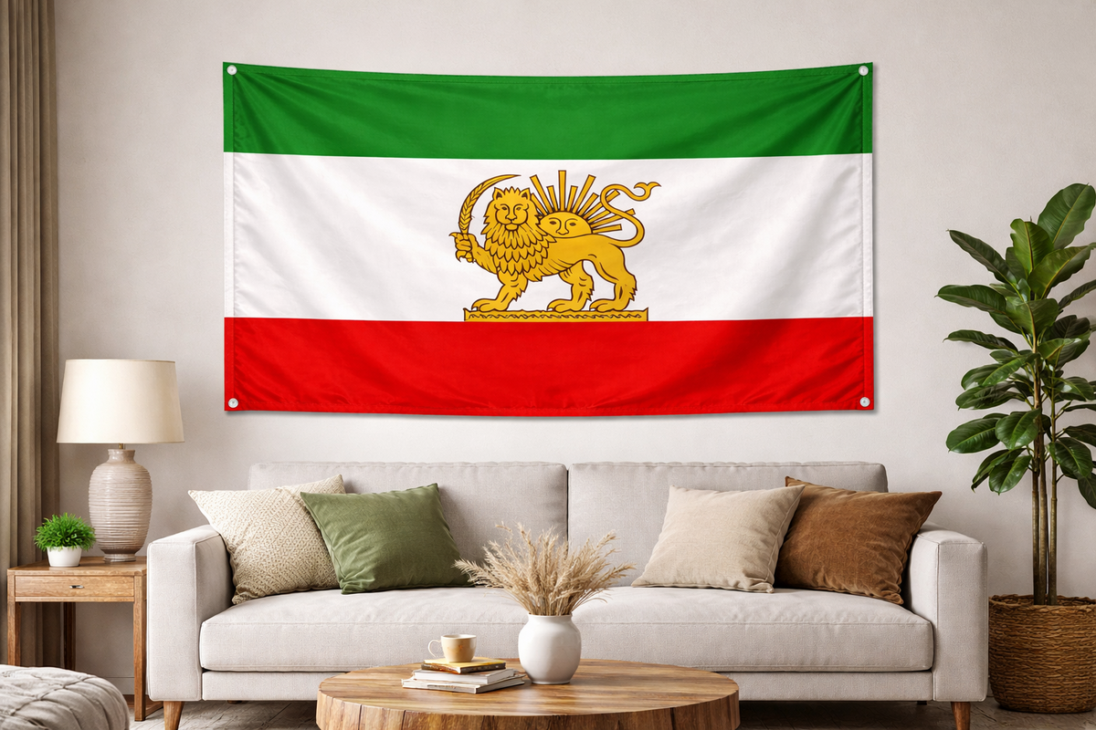 Drapeau de la Perse — dynastie Pahlavi