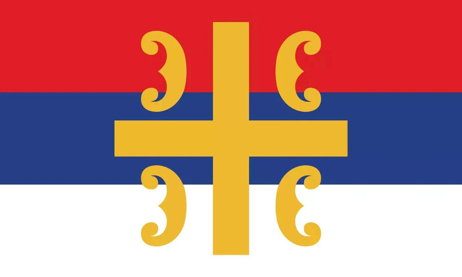 Bandera de Serbian Cross
