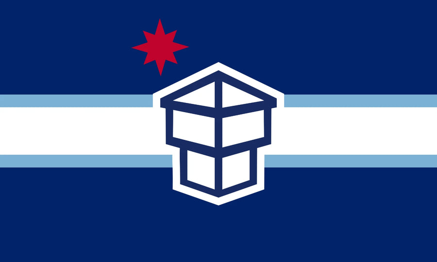 Drapeau de la ville de Toledo — Ohio