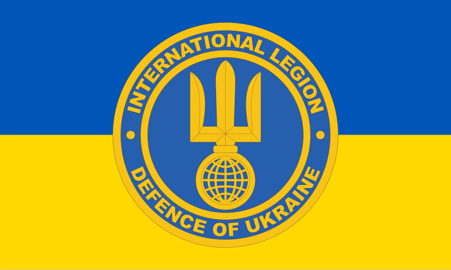 Ukraine International Legion Flag