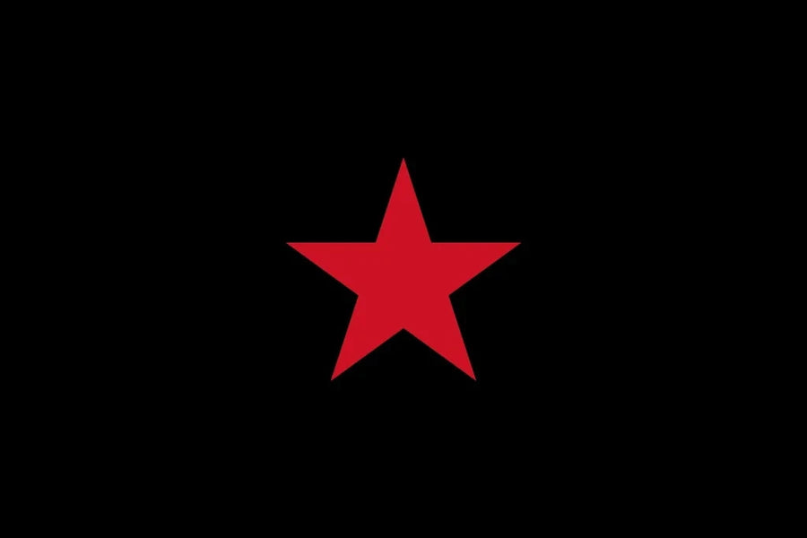 Drapeau de solidarité zapatiste
